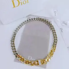 美品 DIOR ネックレス　アイコン　CDロゴ　シルバー　ゴールドのサムネイル