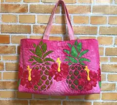 ハワイアンキルトバッグ