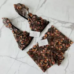 【M20】muettechapelleノンワイヤーレースブラ&ショーツセット