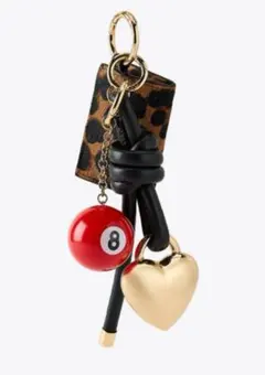 【ZARA】マルチチャーム付きコインケースキーホルダー　新品未使用