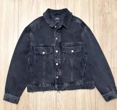 ZARA デニムジャケット カットオフ 短丈