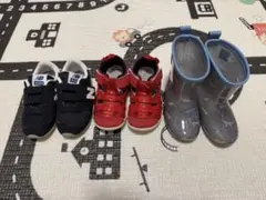 New Balance 420 スニーカー レインブーツ　サンダル セット