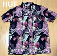 HUF PARAISO RESORT ボタンシャツ　アロハシャツ　総柄　 Lのサムネイル