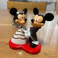ミッキー　ミニー　ウエディング　置き物