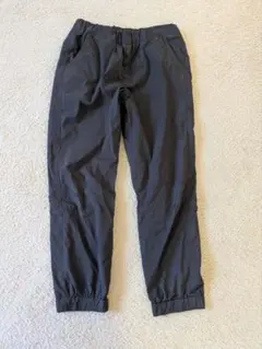 ブラック ロングパンツ サイドポケット付き