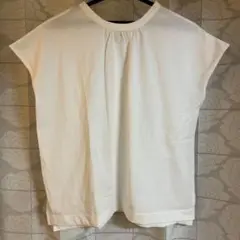 72 新品　大きいサイズ　ホワイト　カットソー　LLサイズ