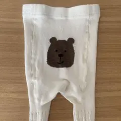 BabyGap ベビータイツ 2-3yrs ホワイト クマ