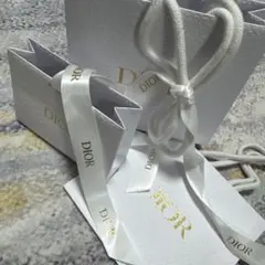 Dior ショップ袋 リボン セットのサムネイル