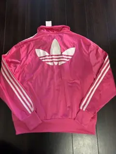 adidasアディダス ピンク ジャージ　トラックジャケット