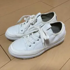 fitfit ホワイトレザー スニーカー