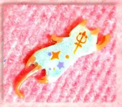 736期間限定　天然石シンプルハロウィーンぶら下がりにゃんこ