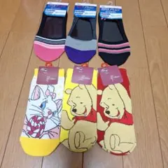 ディズニー 　マリー　 プーさん他 ソックスセットまとめ売り 23-25cm