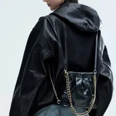 チャールズアンドキース Duo チェーンハンドルツーウェイバックパック ブラック