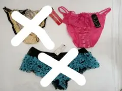 レースフリルショーツ M