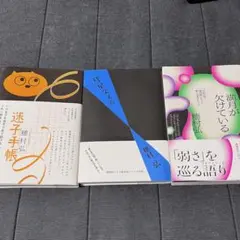 穂村弘　エッセイ単行本3冊セット『迷子手帳』『彗星交叉点』『満月が欠けている』