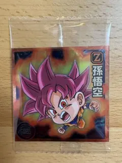 ドラゴンボール 超戦士 シールウエハース 超15-17超サイヤ人ゴッド孫悟空N