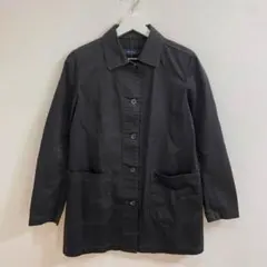 Spick & Span スピックアンドスパン ステンカラー コート 黒 日本