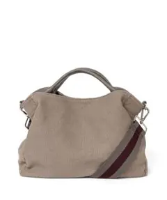 新品本革ハンドル2wayトートバッグ　グレー