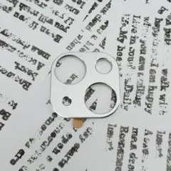 iPhone 14 カメラカバー アルミ シルバー