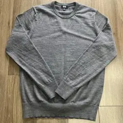 UNIQLO メリノクルーネックセーター XS グレー