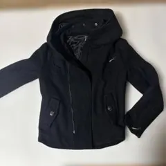 Penny ブラック ダッフルコート サイズ44