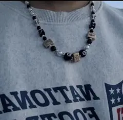 ストリート　アメカジ　メンズ　ネックレス　Necklace　古着　8ボール