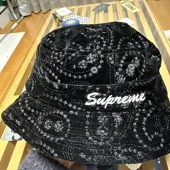 Supreme Velvet Paisley Boonie 新品未使用