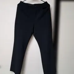 黒スラックス ☆ウエストゴム入りLLサイズ☆ストレッチ
