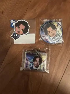 小林直己　ガチャ　三代目　ステッカー　缶バッジ