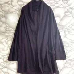 7-IDconcept カーディガン サイズ38 ダークパープル 紫