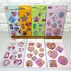 セリア ウォーターシール 7枚セット ディズニー プリンセス ベイマックス