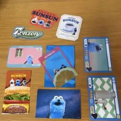 パペットスンスン　スマホロイド　クリアカード　カードダス　ステッカー