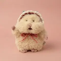 はむにぎり ボンネット チェリーレッド ぬい服