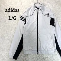 adidas アディダス ジャージ トラックジャケット Lサイズ メンズ 白