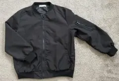 SHEIN ブラック 春アウター　ブルゾン　キッズ 130