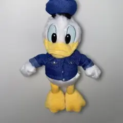 新作Disneyドナルドぬいぐるみキーホルダー デニム キャラクター高さ20cmのサムネイル