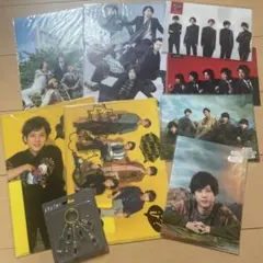 嵐　クリアファイル　アクリルキーチェーン