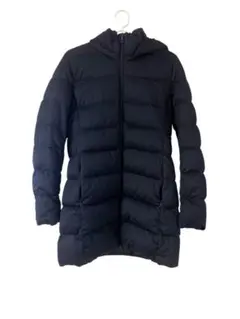 ネイビー フード付き ダウンコート Lサイズ　ユニクロ