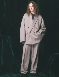 MAISON SPECIAL セットアップ　ベージュ　ウール MAISON SPECIAL セットアップ ベージュ ウール MAISON SPECIAL