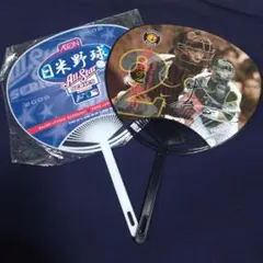 城島健司さん　2006年 MLBオールスターシリーズ 応援うちわ　阪神うちわ