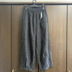 ブラック ワイドパンツ Fサイズ