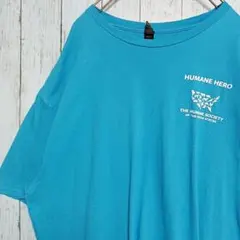 アメリカ古着 ANVIL 動物福祉団体 Tシャツ 2XL