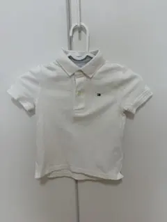 TOMMY HILFIGER キッズ　ポロシャツ　ホワイト　トップス