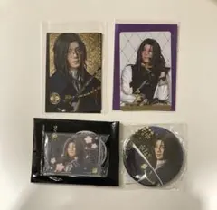 刀ミュ　博覧会シブツタ　ふぉとカード　ドーム缶バッジ　メモスタンド　南海太郎朝尊