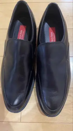 最終値下げ！【25.5cm】Texcy luxe 黒レザースリッポン