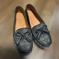 COACH coach スリッポン　ローファー　ブラック　22.5cmのサムネイル
