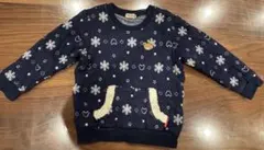 MIKI HOUSE ネイビートレーナー 110