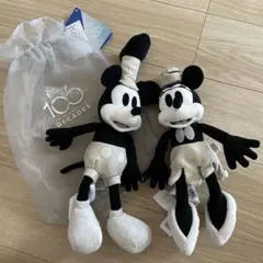 ディズニー　Disney 100 ミッキー ミニー ぬいぐるみ