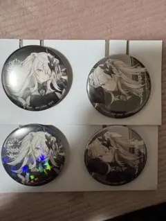 獅白ぼたん　ホロライブ　一番くじ　キャラクター缶バッジ 4個セット