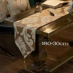 花柄サテン風テーブルセンター 180×30cmのサムネイル